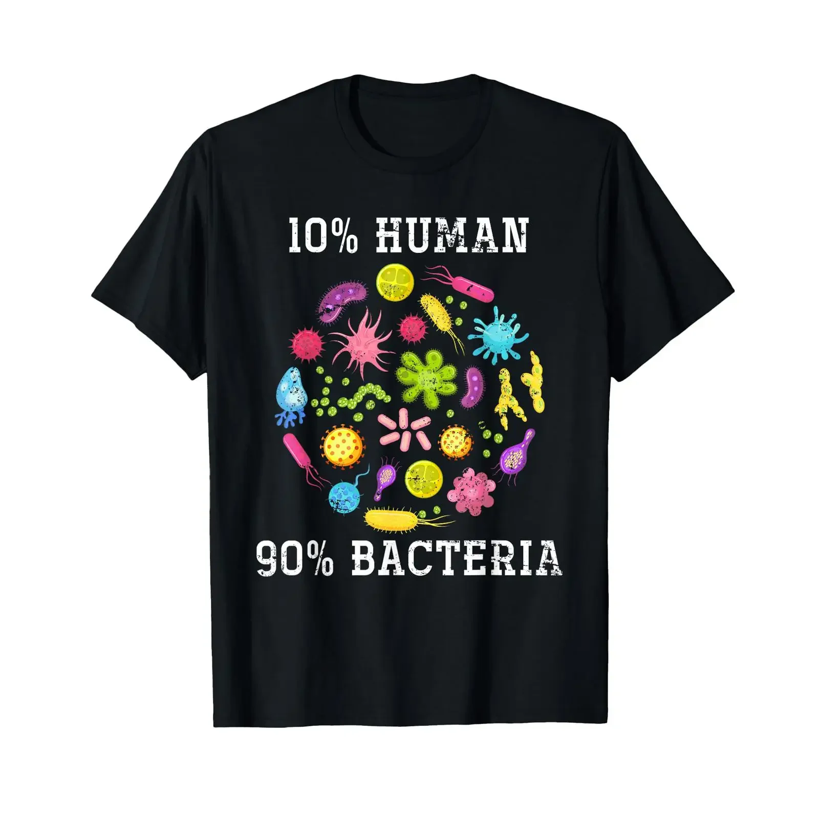 Bacteria Biology Microbiologist T Shirt vintage Washed Breathable fashion Soft designer clothes graphic Casual Stretched