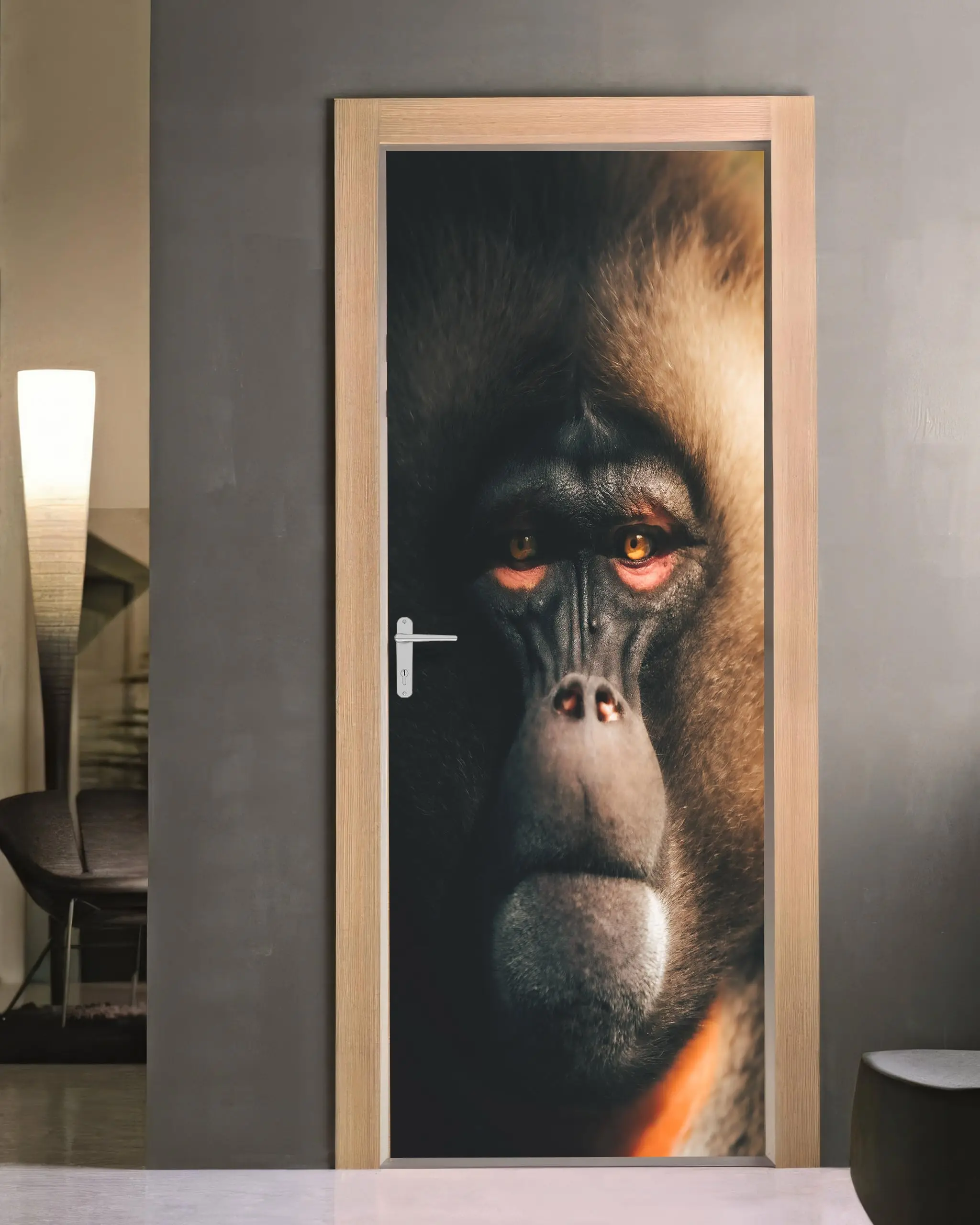 

Animal Door Stickers Wildlife Art Wallpaper Decals Mural Posters Family Bedroom Living Room Decoration