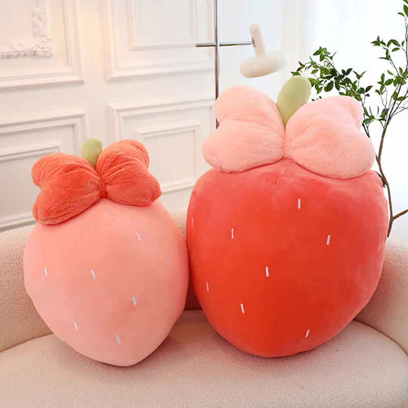 

26 см мягкая клубничная плюшевая милая мультяшная мягкая игрушка с фруктами, диванная подушка, забавная игрушка для сна, подарок для девочки