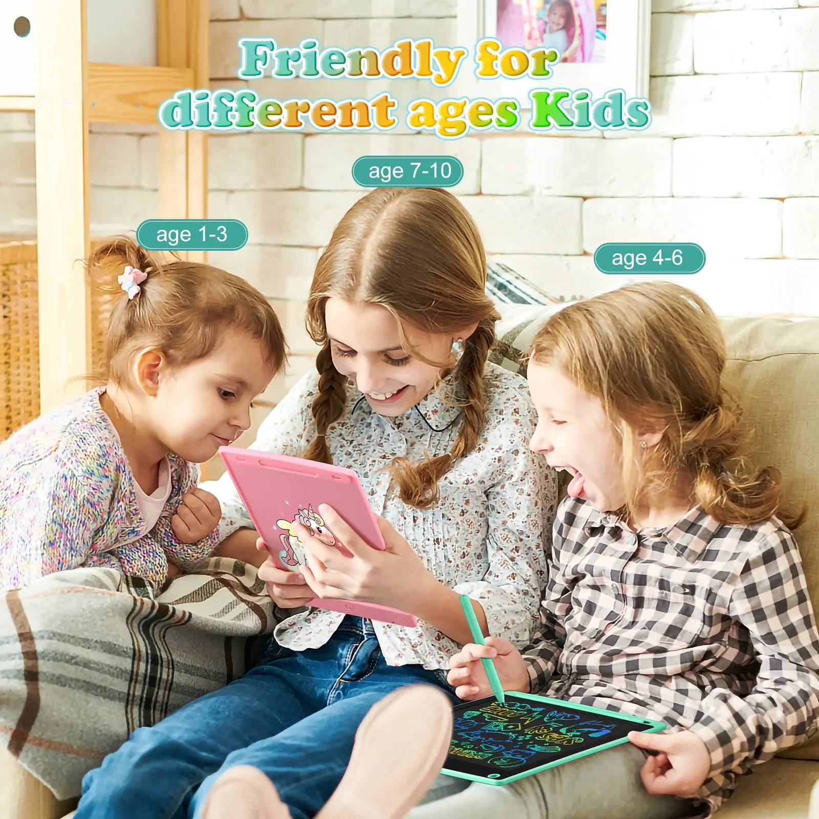8.5Inch Led Drawing Board Electronic lcd writing tablet Graffiti Sketchpad Mgaic Erasable Handwriting Pad Toys for Kids Gifts