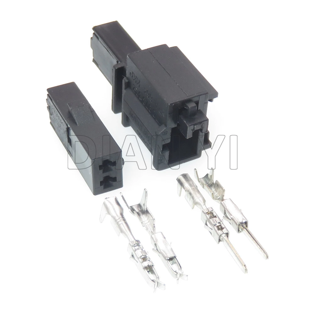 1 Set 2 Way Auto Tweeter Docking Wiring Harness Plug AC Assembly For VW Audi 1J0973119 1J0973332 Car Lamp Unsealed Socket