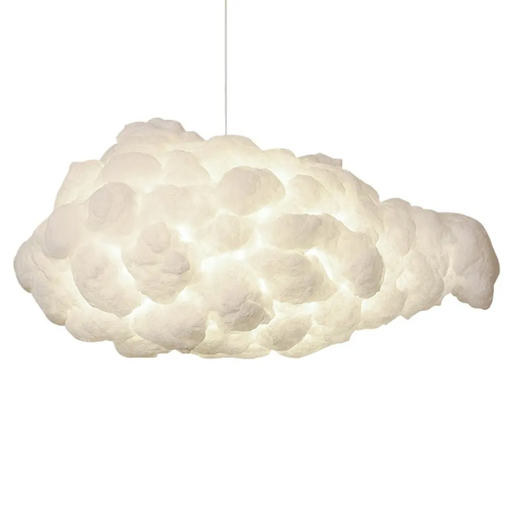 

Cloud Lamp Nordic Style Lamp Creative Art Silk Lighting Children'S Club Lamp Engineering Restaurant Cloud Chandelier