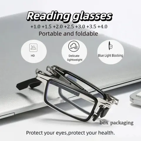 Lunettes de lecture ultralégères et pliables pour femmes, portables HD, blocage de la lumière bleue, lunettes de base unisexes Anti-fatigue 1.0-4.0