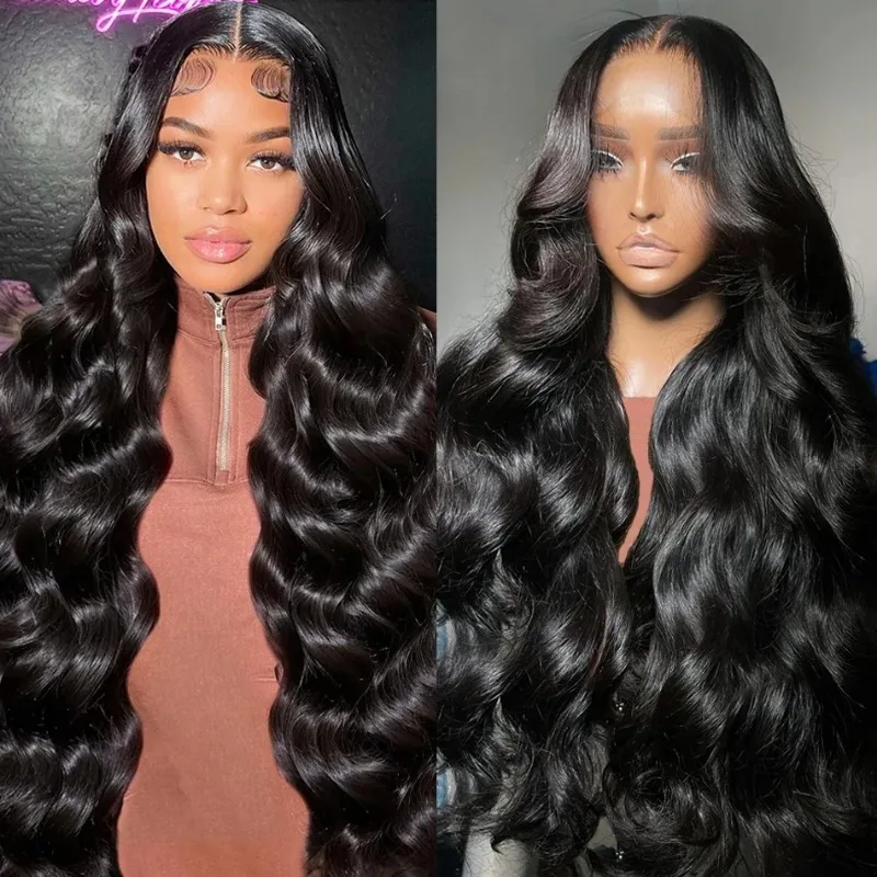 32 34 Inch Body Wave Human Hair Wigs 13X6 Hd Lace Frontal Wig 13X4 Lace Front Human Hair Wigs 13x4 5X5 Hd Lace Closure Wig