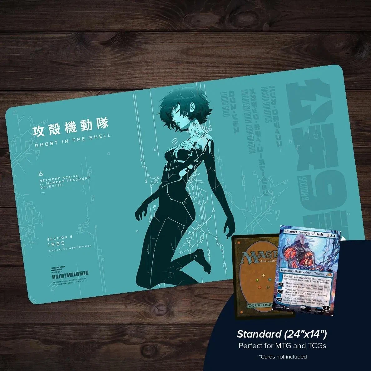 Ghost in The Shell Playmat Anime-Inspired Section 9 Desk Mat 24