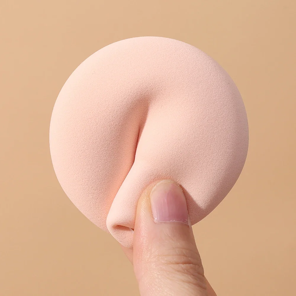 Soft Air Cushion Cosmetic Puff Concealer Brush Round Makeup Cotton Candy Sponge Wet Dry Use Makeup Puff Female Cosmetic Tools