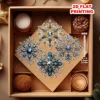 6pcs Christmas Snowflakes Ornaments Xmas Tree Hanging Pendant Acrylic Snowflakes Flake Snowflakes Decoration DIY New Year Decor 5