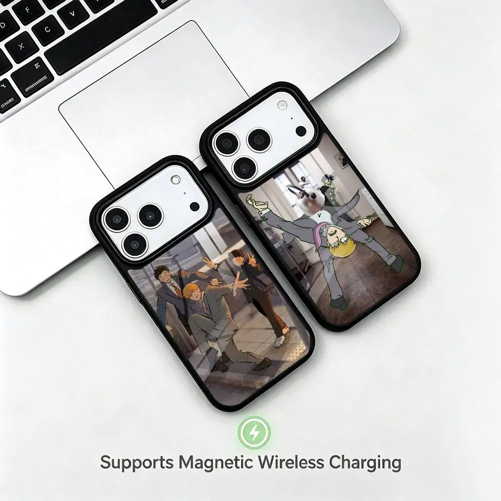 Mobs Psychos 100 gift Phone Case For iPhone17,16,15,14,13,12,11 Plus,Pro Supports Magnetic Wireless Charging
