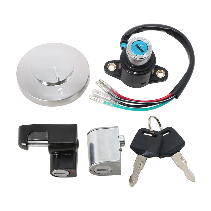 Ignition Switch Seat Lock Key Fuel Cap Suit For Suzuki DR250R 1998-2000 37000-13821 37110-13E01 44200-13831 95700-44810