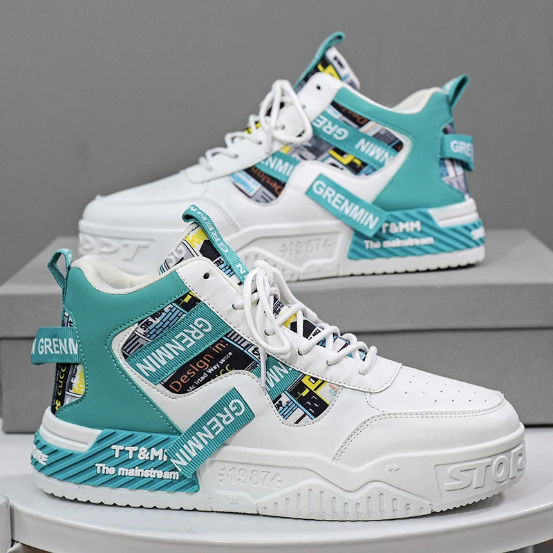 أحذية الأب العصرية للرجال لربيع وخريف 2025 - أحذية رياضية عصرية بنعل سميك قابلة للتنفس، أنيقة ومتعددة الاستخدامات #2