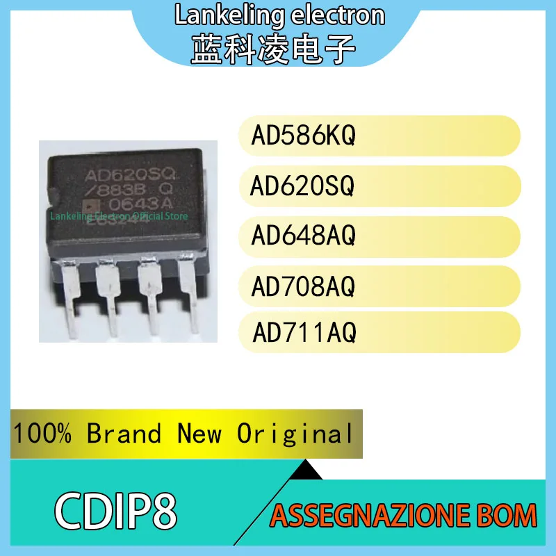 AD586KQ AD620SQ AD648AQ AD708AQ AD711AQ IC 100% Brand New Original chip CDIP8