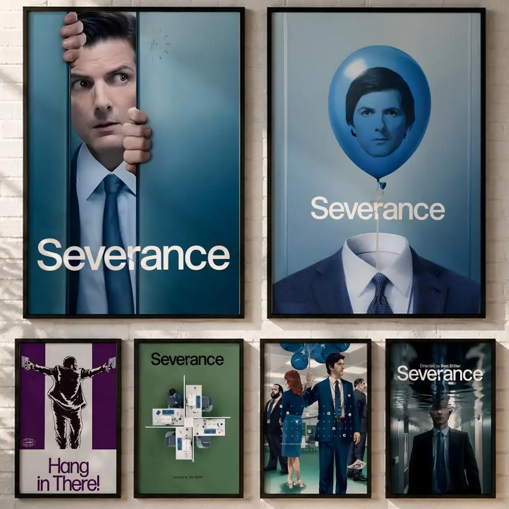 TV Series Severance USA Poster HD poster wall art self-stick no-residue for home cafe office great gift