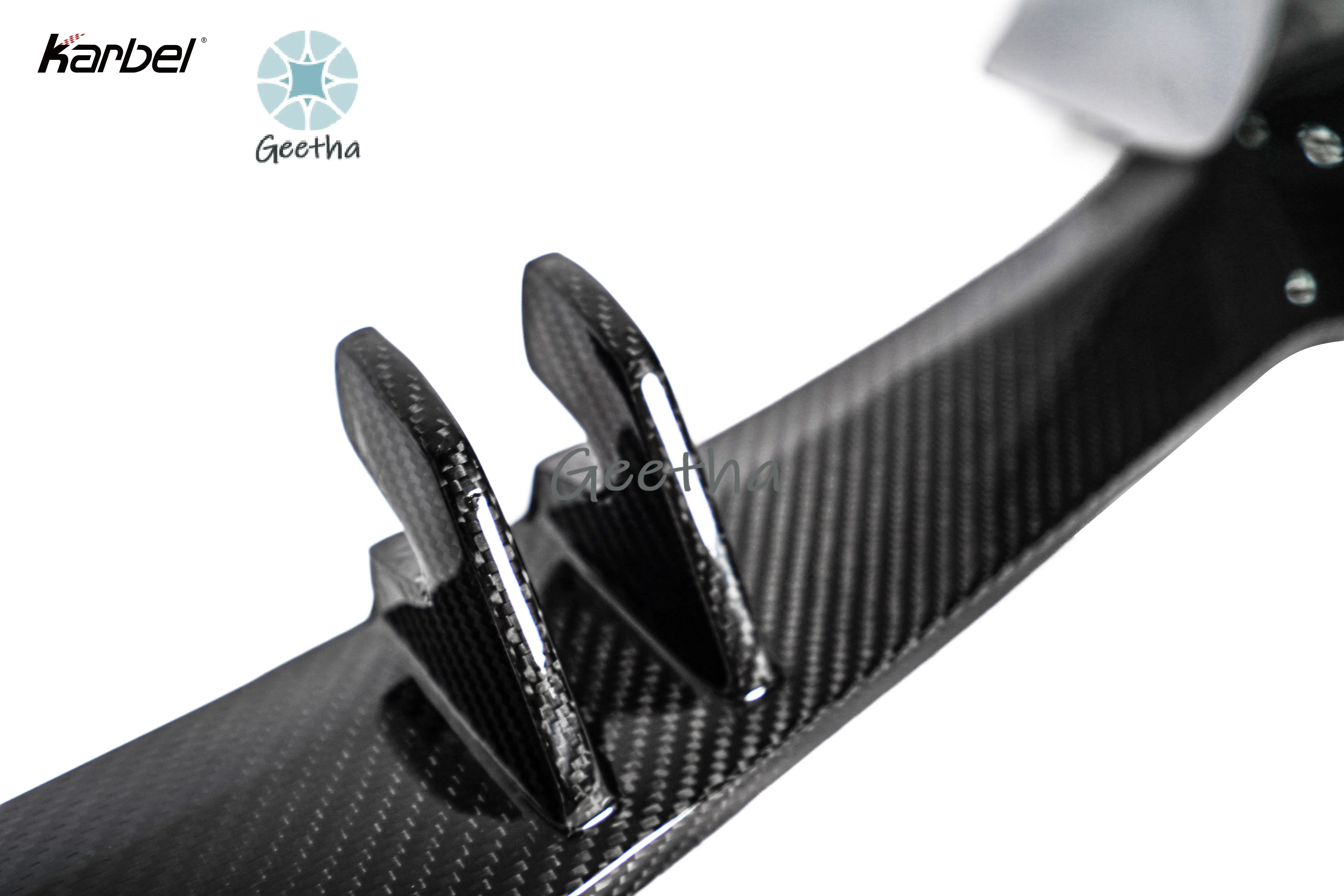 

For Diffuser Customized Dry Carbon Fiber Kb Style Front Lip Anterior Lip for Audi A7 S7 C8 2018-2023