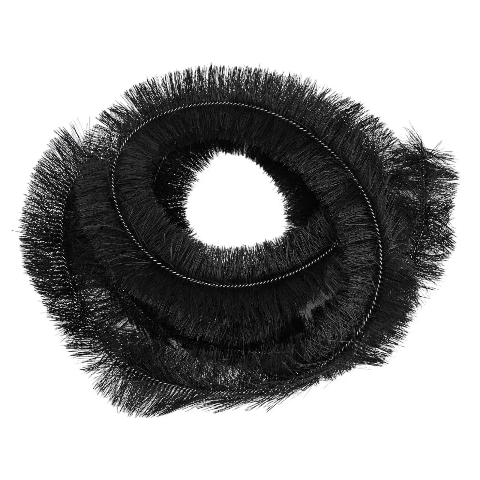 New Practical Gutter Guard Brush For Roof Downpipe 4 Meter Effective Filter Promotes Water Flow Protection Brush