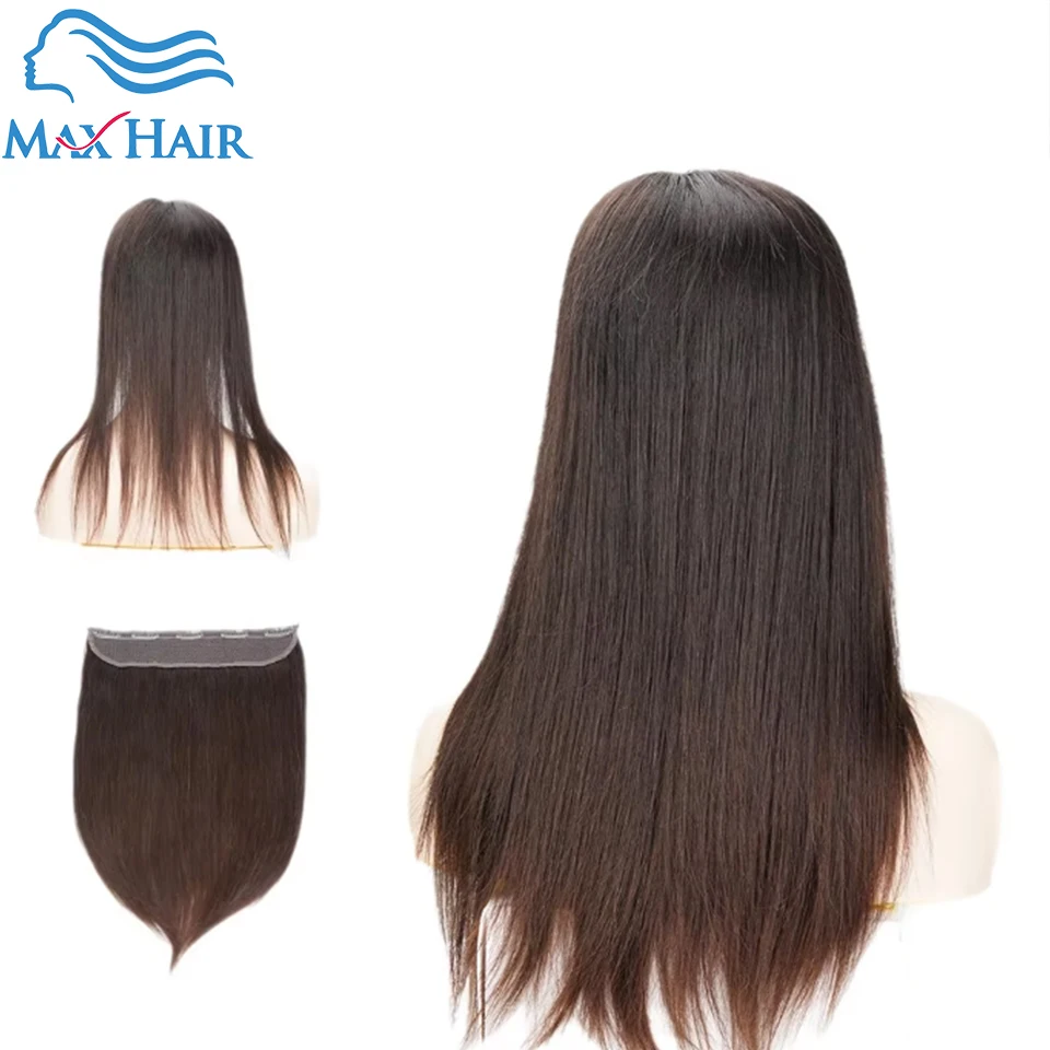 100% مقاطع برازيلية في قطعة واحدة وصلات شعر طبيعية مستقيمة ريمي شعر بشري غير مرئي مشبك سلس في قطعة واحدة مستقيمة #3