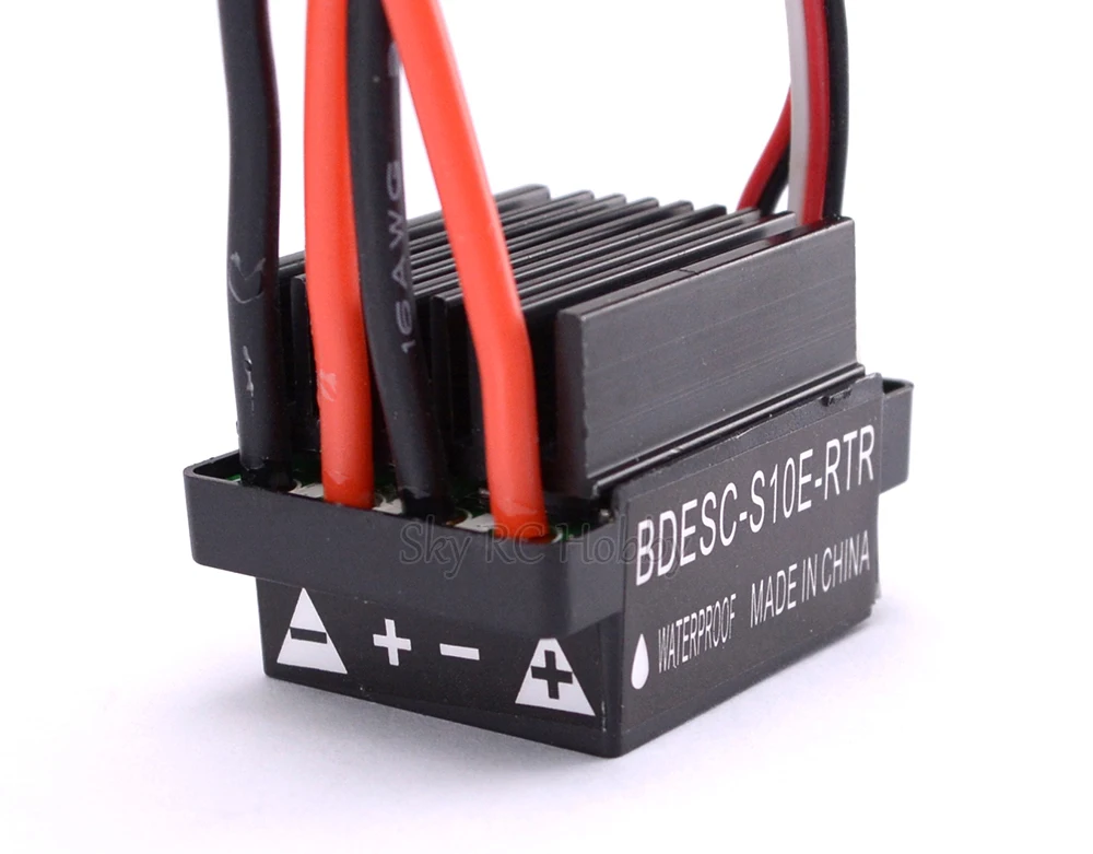 Brushed Motor Speed Controller 320A w/ 5v 2A BEC Brush ESC for Different Types RC Car TRX TRX4 TRX6 Cars or Boats