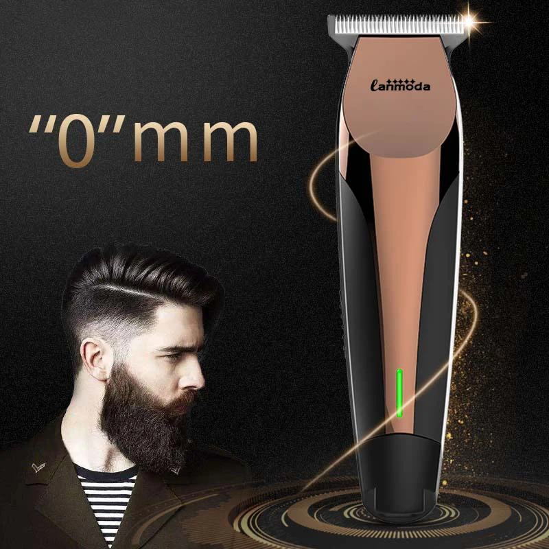 Professional Bald head Hair Trimmer for Men Electric 0mm Hair Clippers Rechargeable Beard Trimmer Barber Haircut Machine Shaver