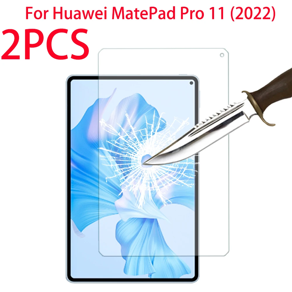 

2 PCS 9H Tempered Glass For Huawei MatePad Pro 11 2022 Screen Protector film GOT-W09 GOT-W29 GOT-AL09 GOT-AL19 Protective Film
