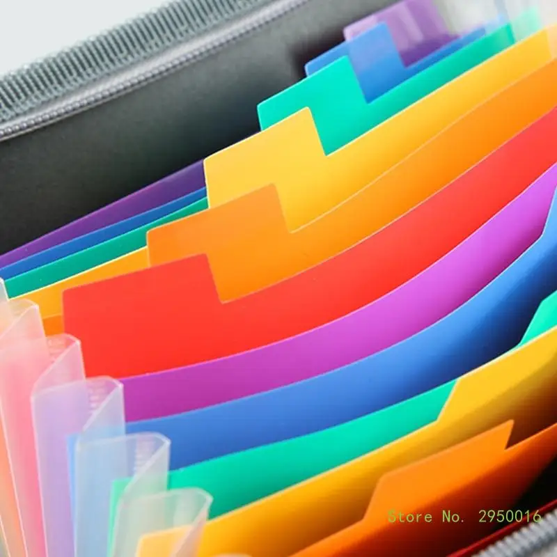 Expandable File Folder 13 Pocket Receipt Organiser Small Accordion Folder for Card, Check, Receipts, Coupons and Tickets