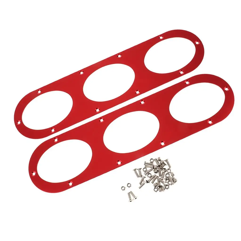 Exterior Auto Rear Bumper Diffuser Metal Air Flow Panel Universal Fashion Styling for Racing and Vehicle Modification