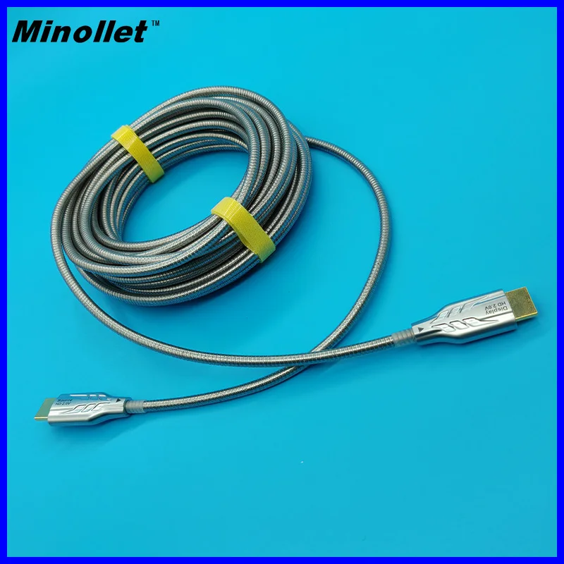 Project grade armored optical fiber cable HDTV 2.1 8K@60Hz 48Gbps For HDTV Box Projector PS4 PS5 Ultra High Speed Computer