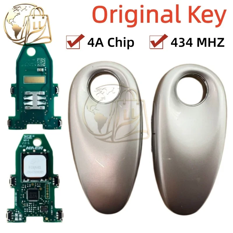 

New Original Smart Remote Key ID 4A Chip 433 MHz for Voyah Free i-Free Passion EVR Zhuiguang EVR Car Keyless Go Car Remote Key