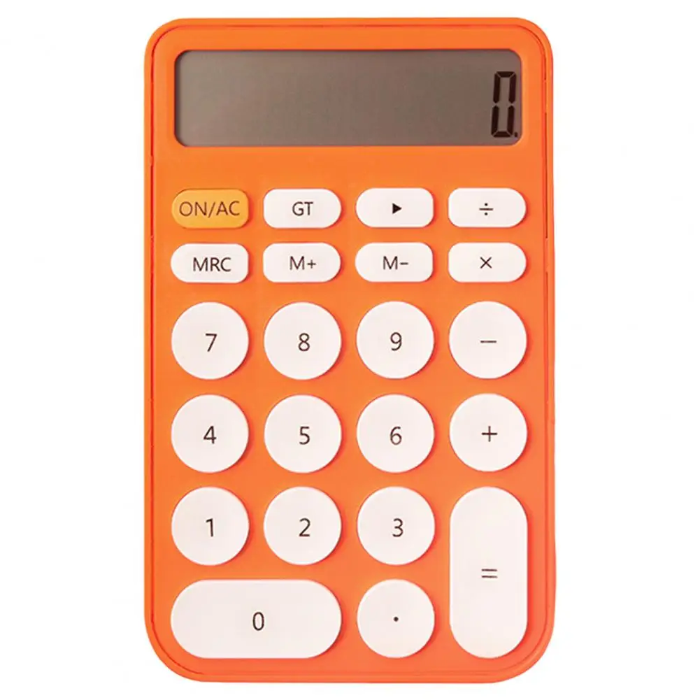 Business Calculator  Portable Low Noise Anti-skid Base  Easy Read Electronic Calculator Office Equipment