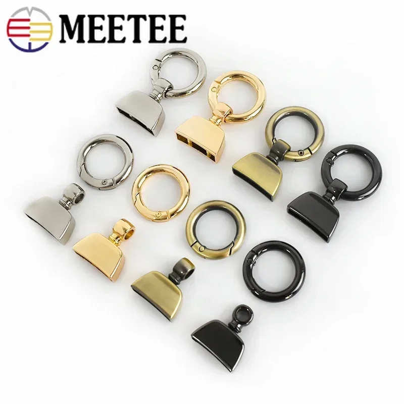 5/10/20 pz 20/25mm metallo O Ring borsa fibbia portachiavi primavera moschettone gancio borsa connessione chiusura Hardware fai da te accessorio per