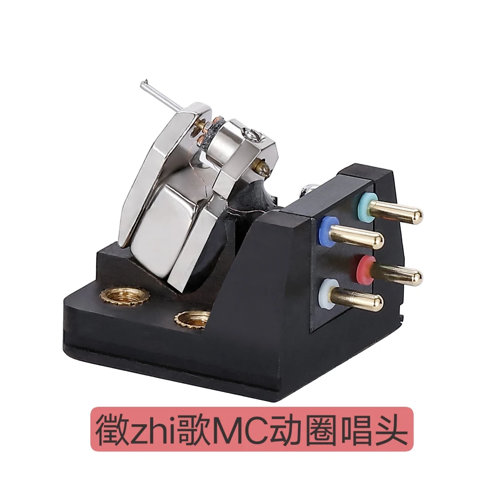 (A3 )New MC cartridge (low output) MC dynamic cartridge oval diamond needle pointed ebony LP vinyl hifi sound cartridge