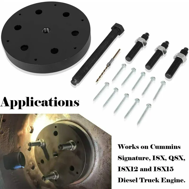 3162994 4965569 3164780 Crankshaft Rear Main Seal & Wear Sleeve Installer and Remover Tools Fits for Cummins ISX QSX ISX15 ISX12