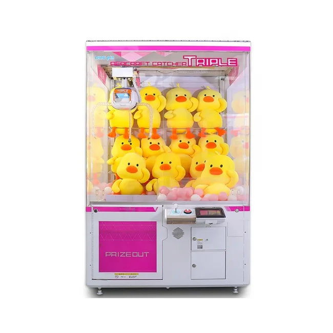 Customization !! coin operated games super size crane machine toys stuffed animals plush in amusement centers