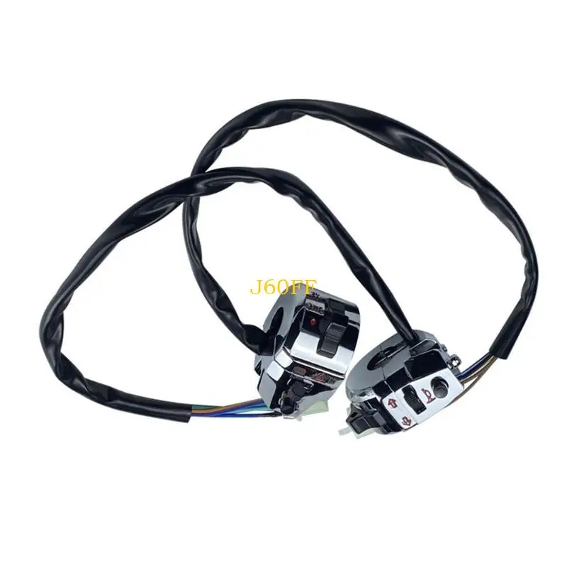 

J60F Easy to Operate Motorcycle Switches Converter Versatile Motorcycle Switches for Controlling Lighting & Sound Features