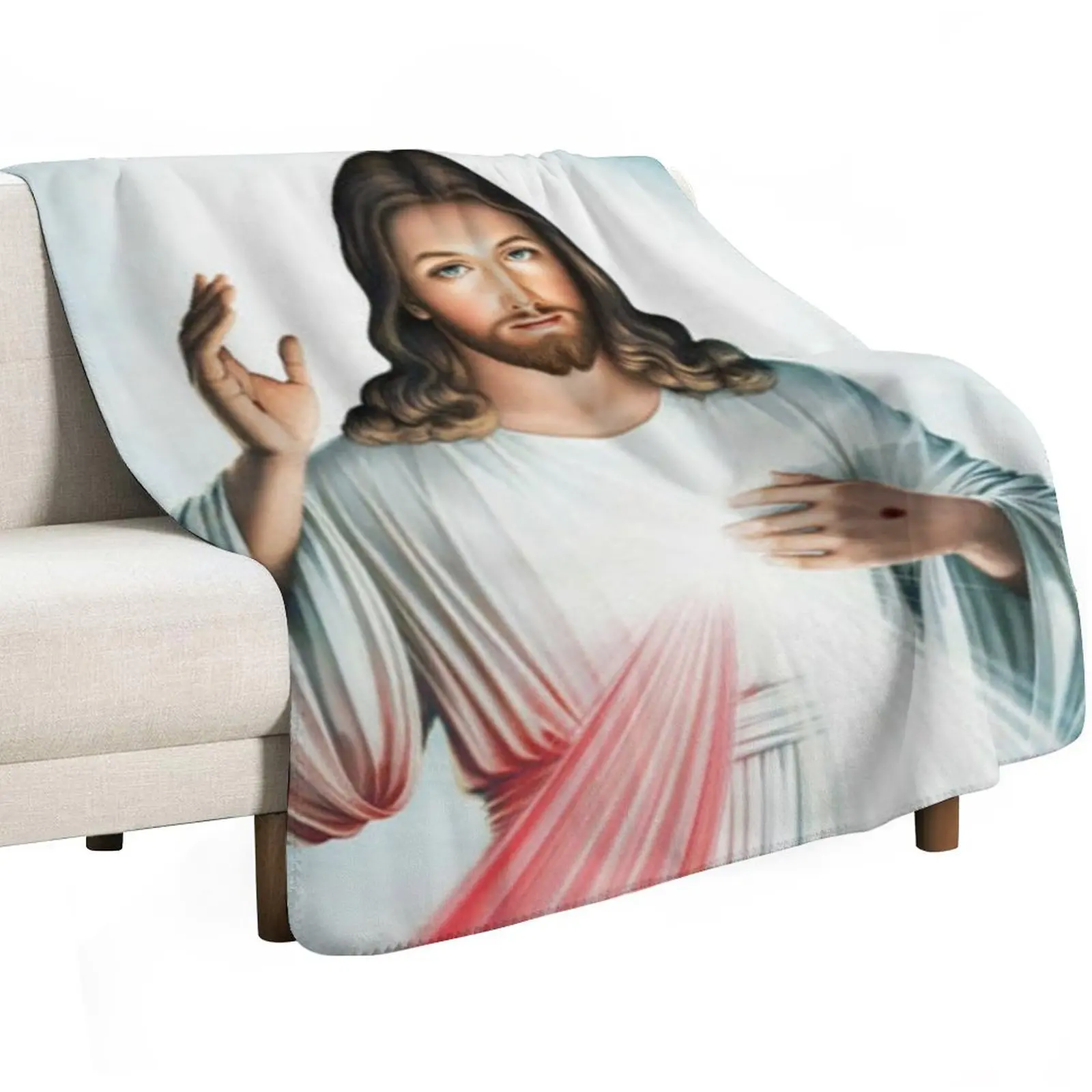 The Divine Mercy, Jesus I trust in You, Saint Faustina, Divine Mercy Throw Blanket warm winter Bed covers anime Sofa Blankets