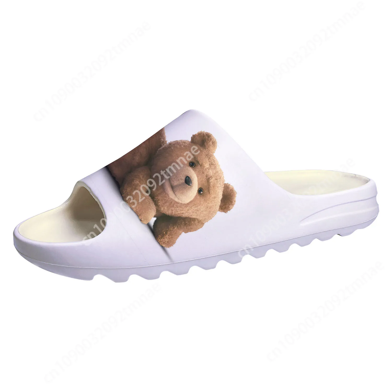 ตุ๊กตาหมีภาพยนตร์เบียร์ Bath Soft Sole รองเท้าแตะบ้าน Clogs ที่กําหนดเองขั้นตอนบนรองเท้าน้ําบุรุษสตรีวัยรุ่นขั้นตอนรองเท้าแตะ