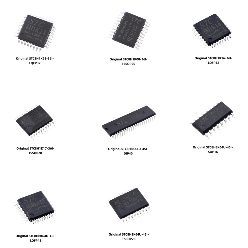 Nagelneue originale Mikrocontroller STC8H8K64U/STC8H1K17/STC8H1K16/STC8H1K08/28 – Detail 2