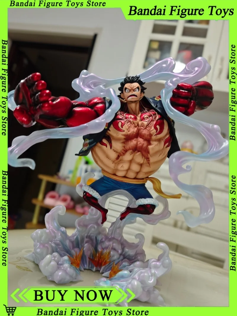 40 CM One Piece Anime Figur Unglaubliche 4 Gang JT Luffy Action Figur Statue Pvc Sammlung Modell Spielzeug Kinder Weihnachten geschenk