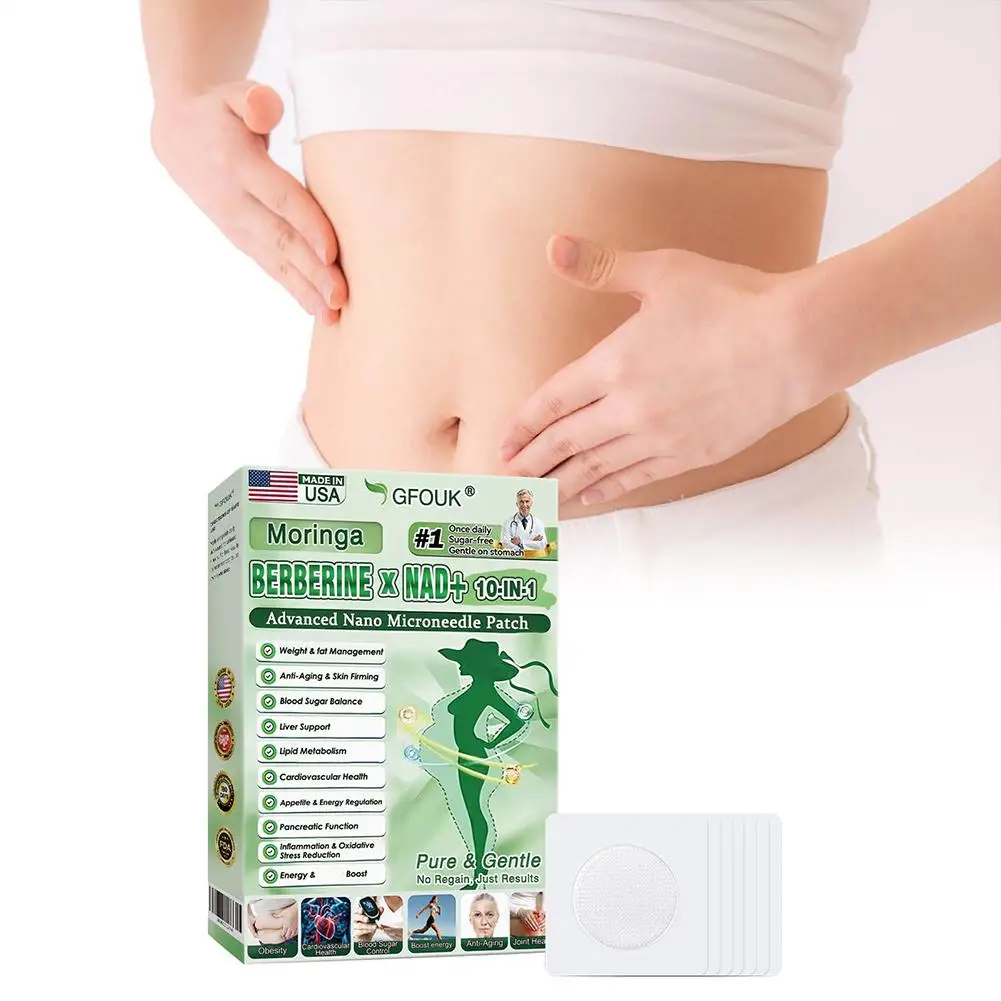 

3/5/10 PCS Moringa Nano Microneedle Patch Gentle Breathable Natural Moisturizing Firming Skin Care For Women & Men