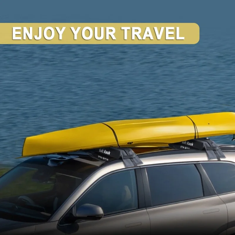 2PCS For car Roof Luggage Rack Foldable Luggage Soft Rack Roof Frame Universal Outdoor Camping Stock Roof crossbar
