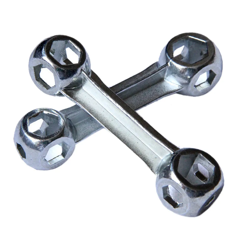 

Bone Shape Hexagon Wrench Multipurpose 6-15mm 10 Holes Cycling Durable Spanner Portable Bicycle Bike Repair Tool Accessories