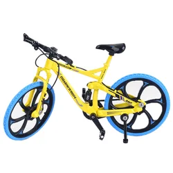 1:8 New Model Alloy Bicycle Diecast Mini Finger Mountain Colorful Bike Simulation Metal Bicycle Collection Gifts Toys