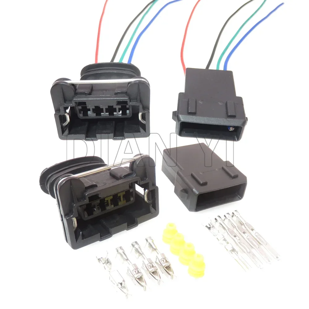 

1 Set 4 Way Car Headlight Cable Harness Sockets 282192-1 282764-1 AC Assembly Auto Ignition Amplifier Plastic Housing Connector
