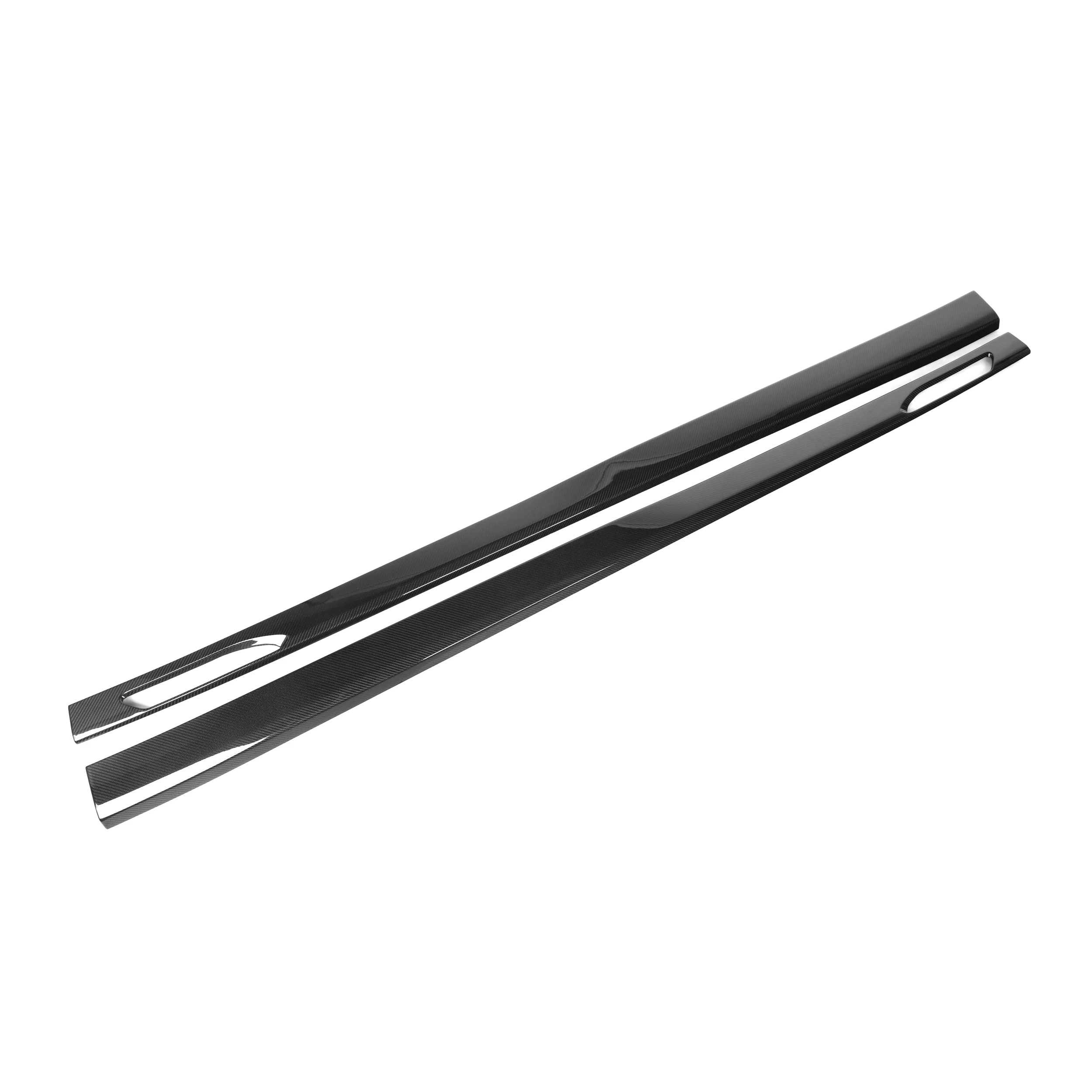 Hot selling：High Quality New SQ-A Style Dry Carbon Fiber Side Skirts Body Kit for M5 G90 G99 4-Door 2025+ Side Bumper Skirts