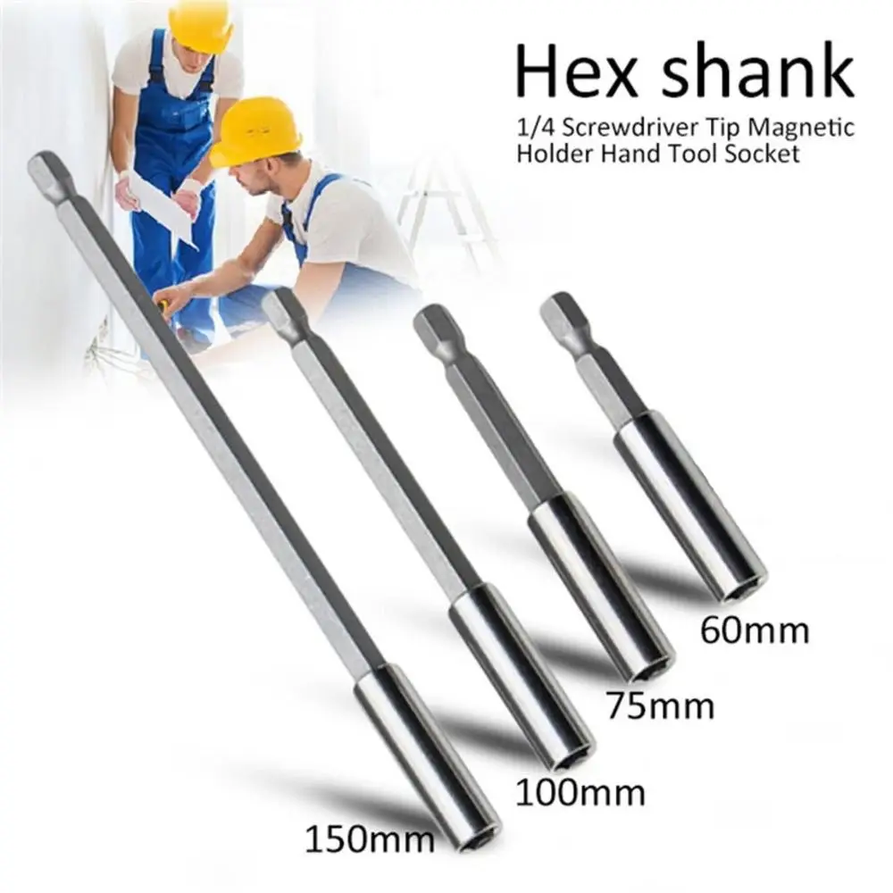 1/4 "Quick Release Extension ไขควง เครื่องมือ Hex Shank Rod Socket Extender เจาะ ผู้ถือ Bit