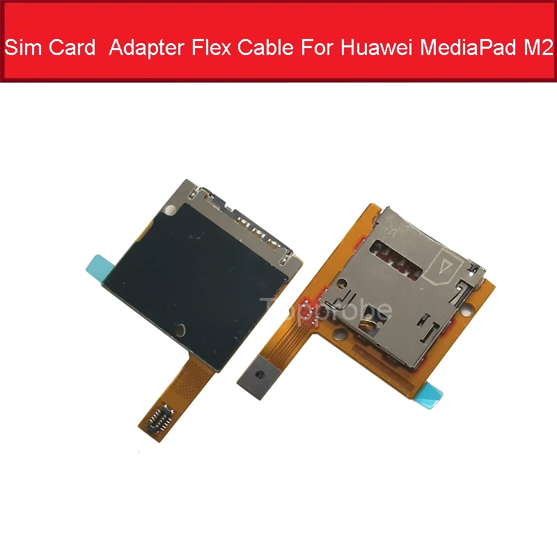 

Sim & Card Tray Holder For Huawei MediaPad M2 M2-801W M2-803L SIM Card Slot Tray Memory Reader Adapter Flex Cable