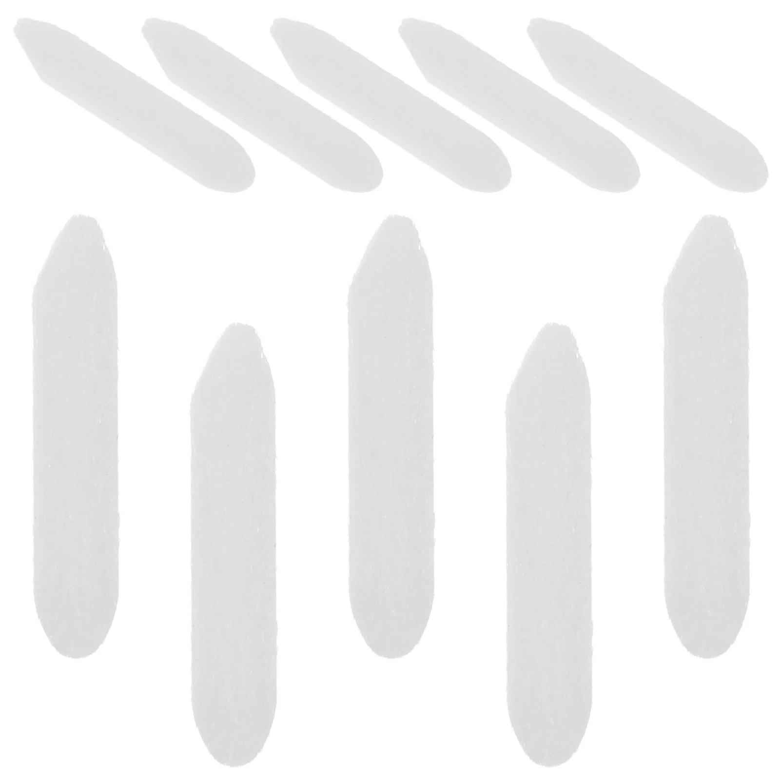 

10 Pcs Oil Based Pen Refills Replacement Nibs White Slope Tips 24x4 5mm Marker Painting Students Universal Lightweight Portable