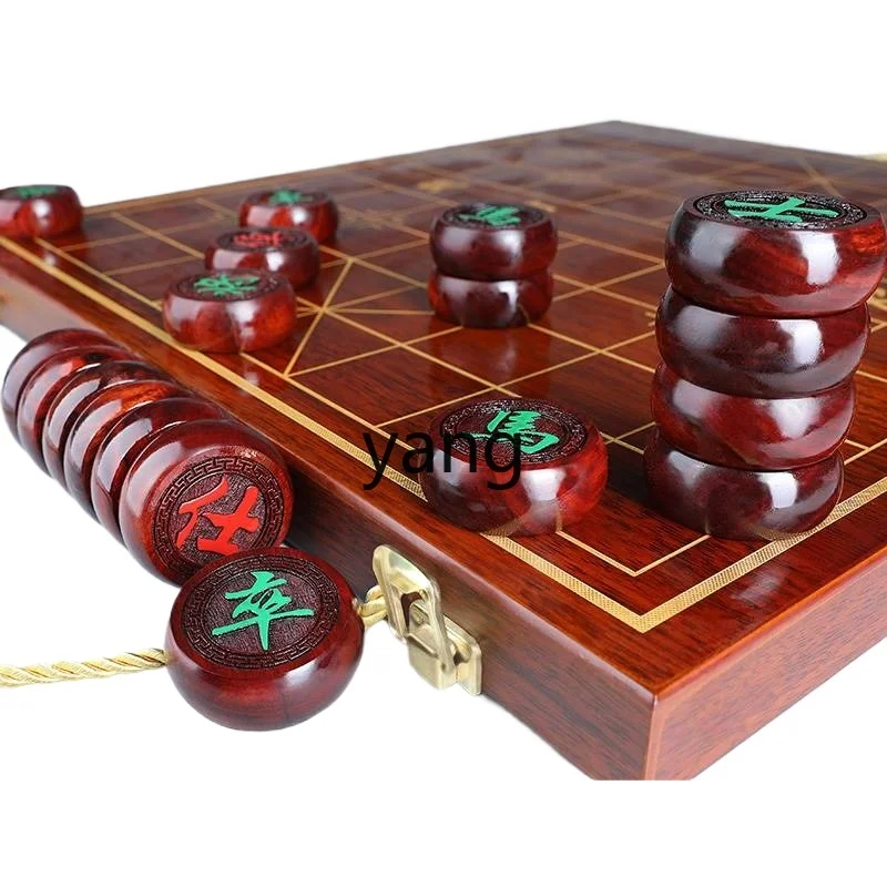 CX solid wood high-grade large adult chess plus chessboard ancient style big rosewood