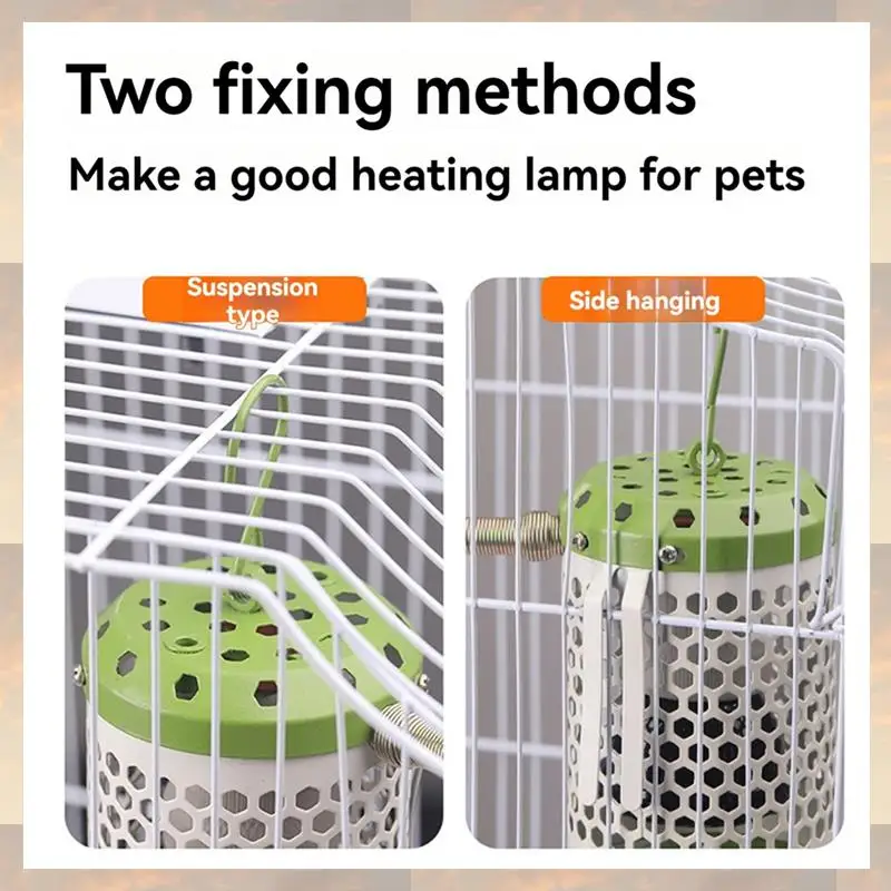 

Flash Trend Pet Parrot Heat Preservation Lamp Heating Lamp Anti-Bite Scalding Reptile Warm Lights Accessories Bird Suppl