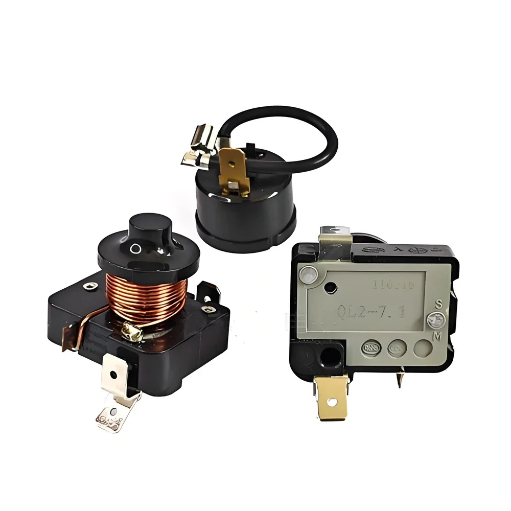 WZ-Replacement Compressor Hammer Starter QL2-7.1/ 1/2hp Round Protector/ 80uf Capacitor Refrigerator Display Freezer Repair Part