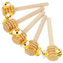 5pcs Honey Dipper With Faux Honey Dipper With Fake Honey And Decor Table Centerpiece Festival Tiered Tray Decorations