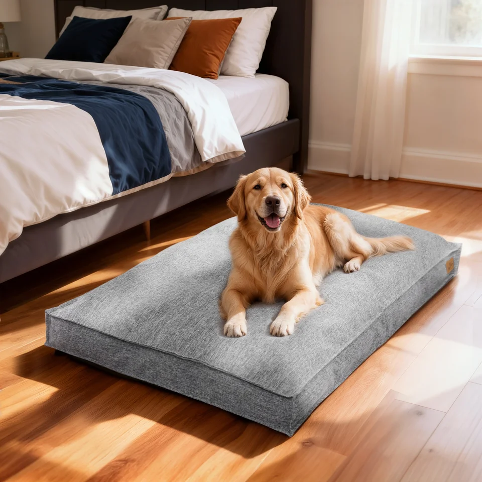 Ultra Soft Cozy Dog Bed Crate Pad for Large Dogs